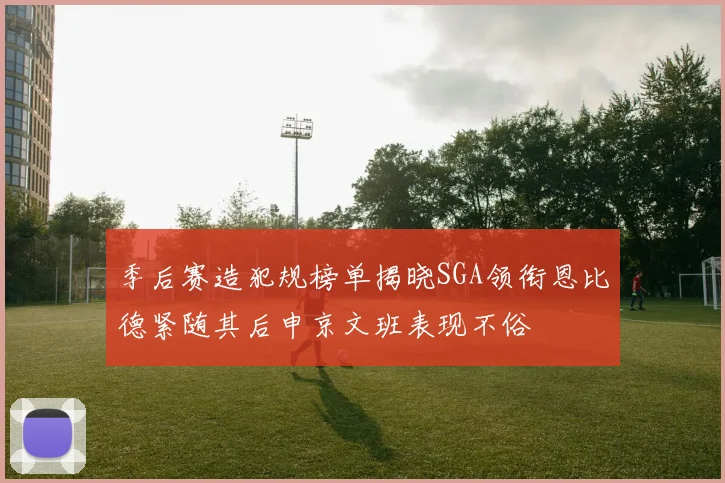 季后赛造犯规榜单揭晓SGA领衔恩比德紧随其后申京文班表现不俗